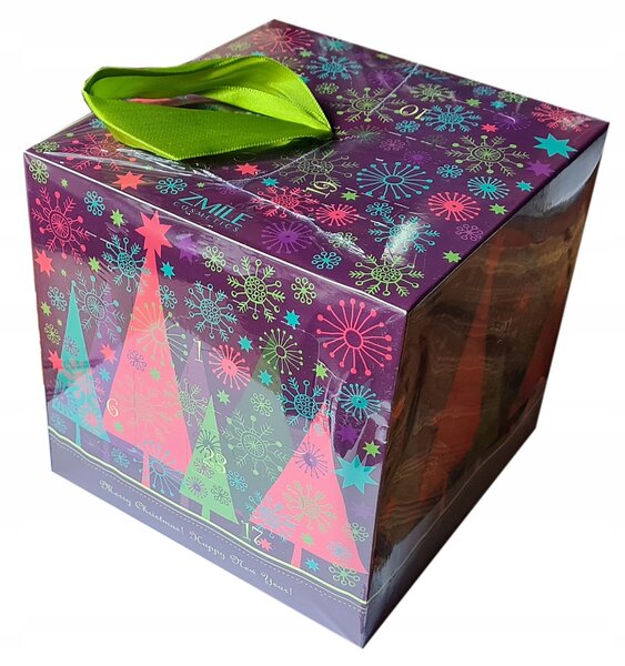 Adventní kalendář Zmile Cosmetics s kosmetikou, vícebarevný