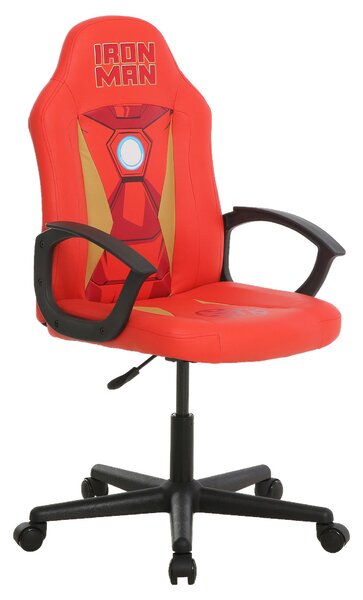 HERNÍ ŽIDLE, vzhled kůže, červená, barvy zlata Marvel - Online Only kancelářské židle, Online Only