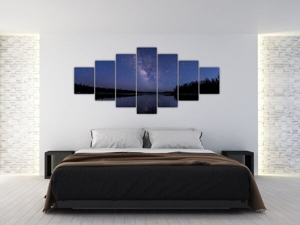 Obraz noční oblohy (210x100 cm)
