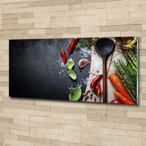 Foto obraz sklo tvrzené Ingredience osh-73254756