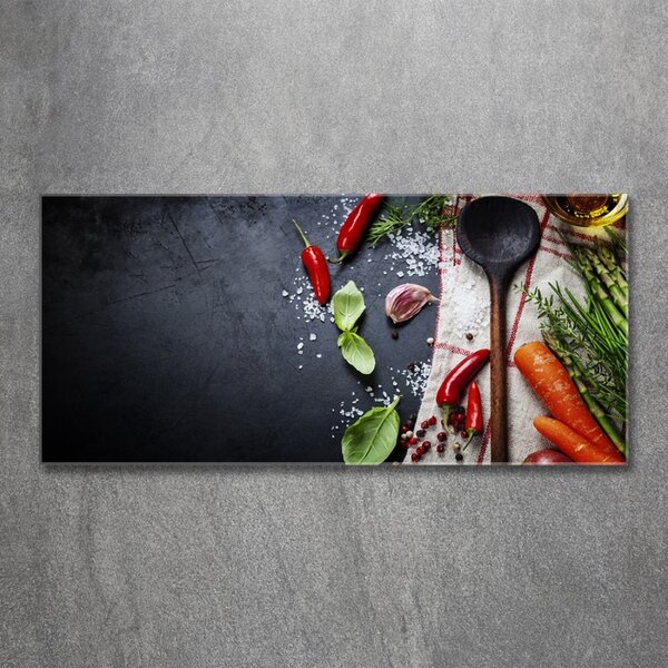 Foto obraz sklo tvrzené Ingredience osh-73254756