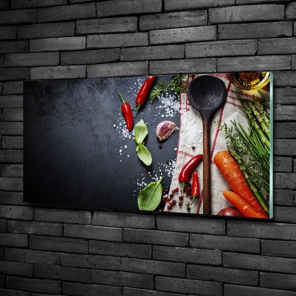 Foto obraz sklo tvrzené Ingredience osh-73254756