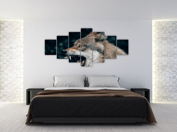 Obraz vlka (210x100 cm)