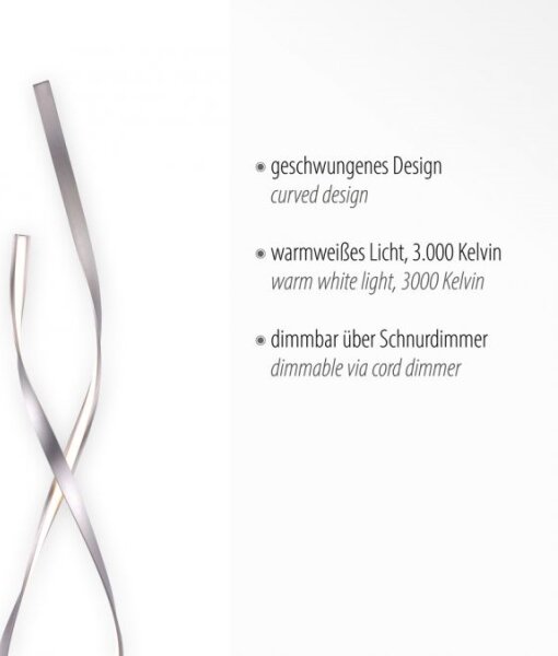 Paul Neuhaus 720-55 - LED Stmívatelná stojací lampa LINDA LED/27W/230V chrom