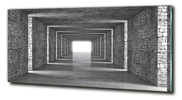 Foto obraz sklo tvrzené Tunel z cihel osh-73368031