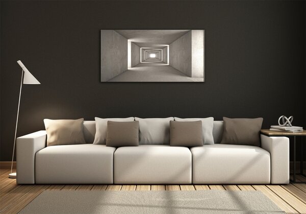 Foto obraz skleněný horizontální Betonový tunel osh-73368575