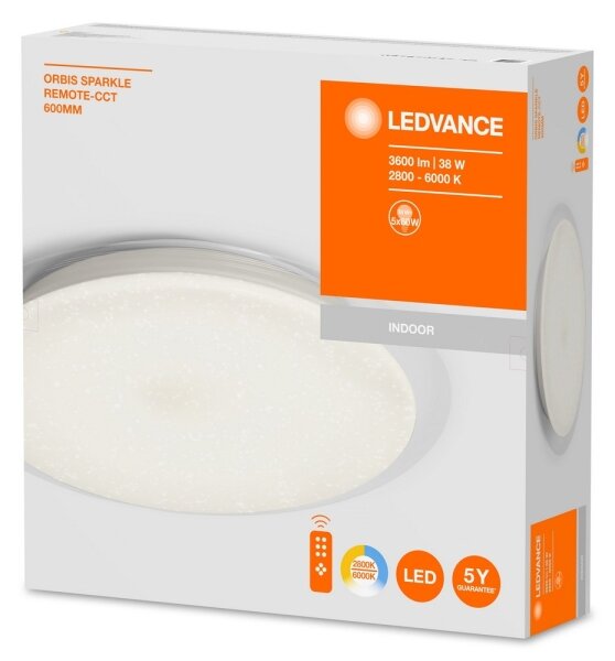 Ledvance - LED Stmívatelné stropní svítidlo ORBIS LED/38W/230V + DO