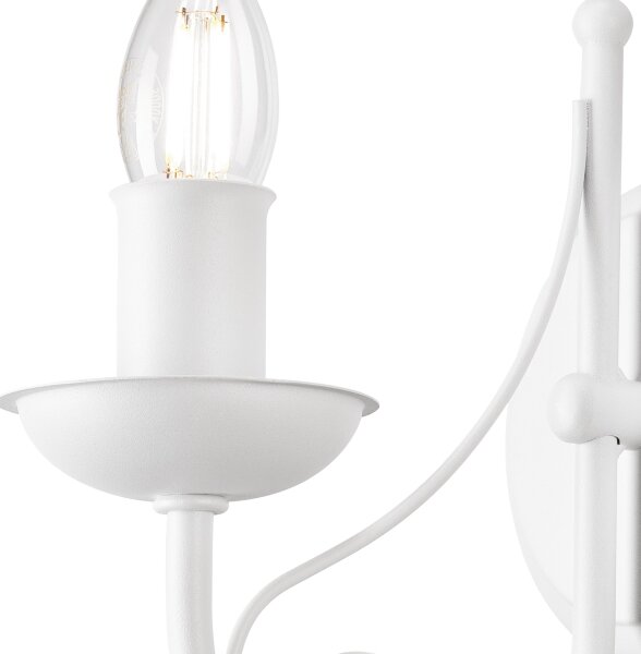 Nástěnná lampa DONATO 1xE14/40W/230V bílá