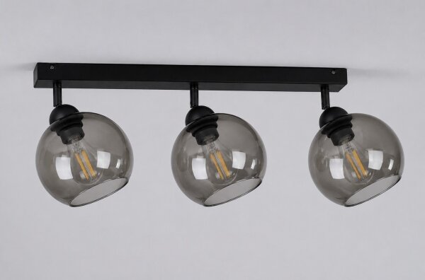 Bodové svítidlo UNO 3xE27/60W/230V černá