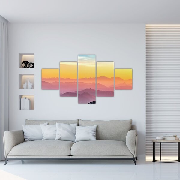 Obraz barevného nebe (125x70 cm)