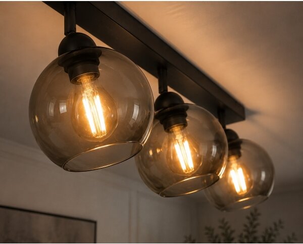 Bodové svítidlo UNO 3xE27/60W/230V černá