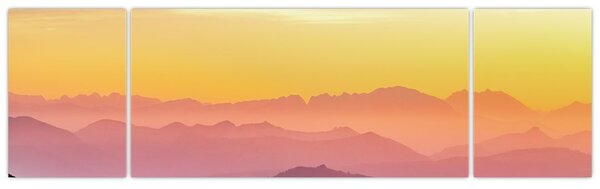 Obraz barevného nebe (170x50 cm)