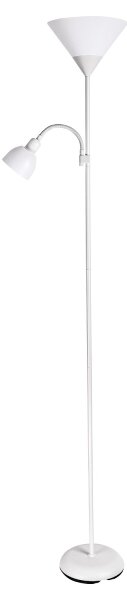 Brilagi - Stojací lampa ARIANA 1xE27/100W/230V + 1xE14/25W bílá