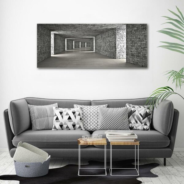 Foto obraz skleněný horizontální Tunel z cihel osh-73658635