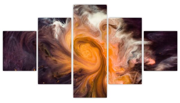 Abstraktní obraz - vesmír (125x70 cm)