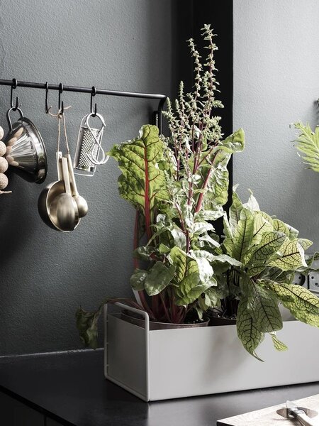 Designový truhlík Plant Box Light Grey