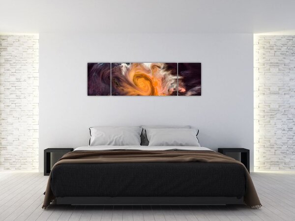 Abstraktní obraz - vesmír (170x50 cm)