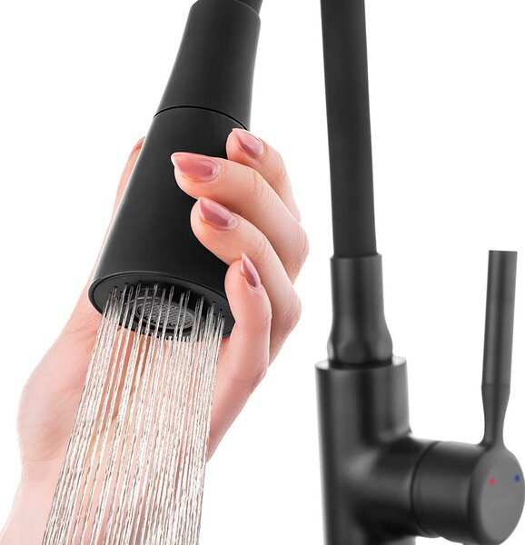 Invena Pogo Plus kuchyňská baterie stojící černá BZ-80-P04