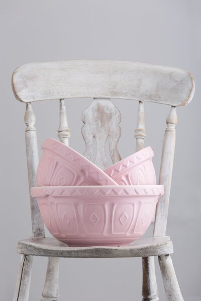 Kameninová mísa Powder Pink 2 l / Ø 24 cm