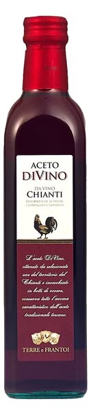 Vinný ocet z Chianti DOCG 500 ml – italský červený vinný ocet na saláty a vaření, Gonnelli 1585