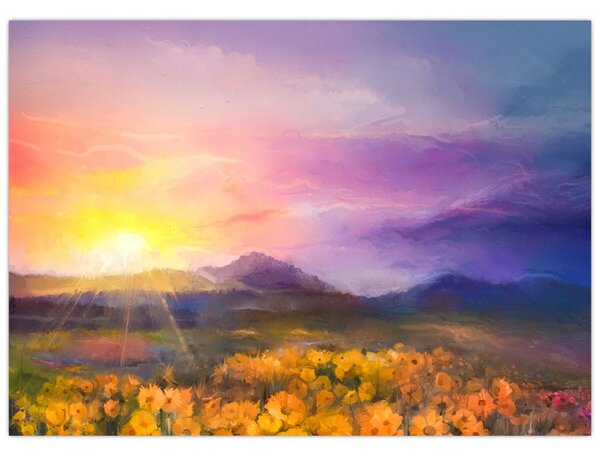 Obraz - Za svítání (70x50 cm)