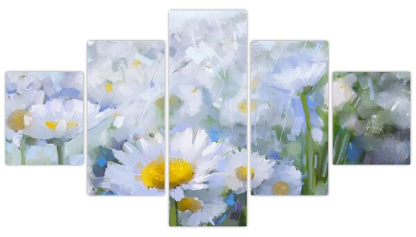Obraz - V kopretinách (125x70 cm)