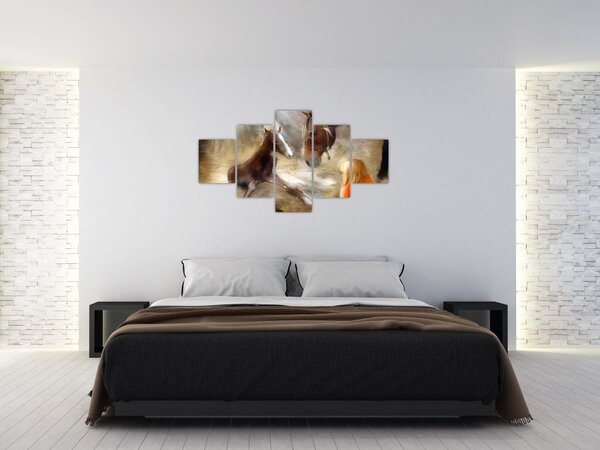 Obraz - Vítej na světě, hříbátko (125x70 cm)