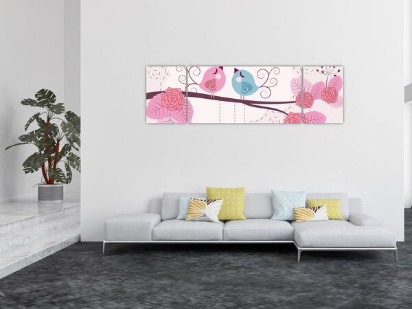 Obraz - Lásky čas (170x50 cm)