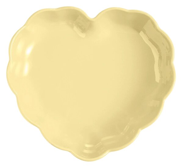 Koláčová forma Emile Henry Madeleine srdce, Ø 26,5 cm, vanilková 896153