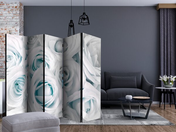 Paraván - Satin Rose (Turquoise) [Room Dividers]