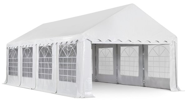 Bílý zahradní párty stan Hanover 4x8 m Garden Point