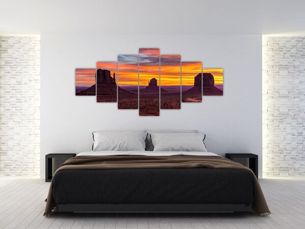 Obraz - Monument Valley v Arizoně (210x100 cm)