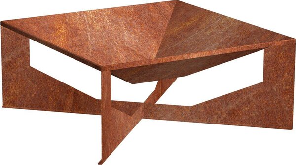 CORGARDEN Vento Zahradní ohniště 70 x 70 x 30 cm, corten CORGARDEN 1015