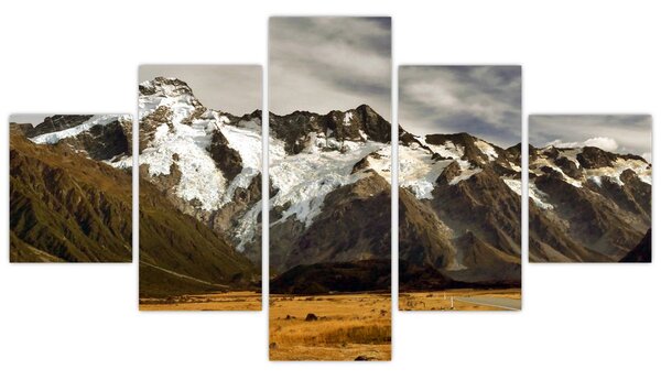 Obraz hory Sefton, Nový Zéland (125x70 cm)