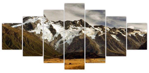 Obraz hory Sefton, Nový Zéland (210x100 cm)