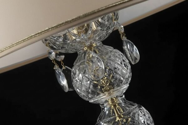 Stolní lampa ES137102-2BPB, Varianta Zlatá