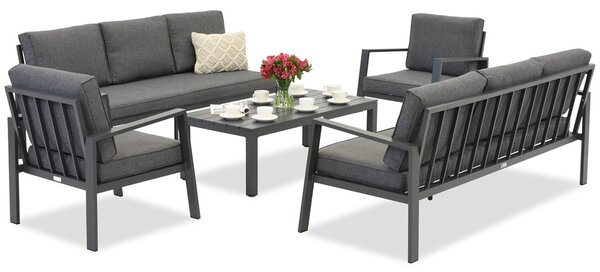 Zakintos Coffee 8 antracit Garden Point luxusní hliníková sada nábytku