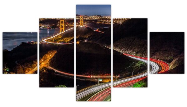 Obraz - Golden Gate Bridge (125x70 cm)