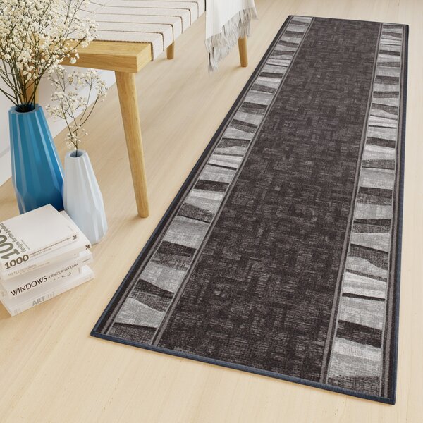 Associated Weavers Běhoun pogumovaný LINEA 97 šedý Šíře: 67 cm