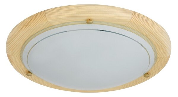 Rabalux UFON přisazené svítidlo max. 1x60W | E27 | IP20 - světlé dřevo