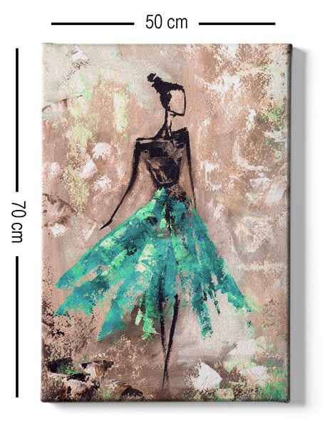 ASIR Nástěnný obraz WOMAN plátno 50 x 70 cm