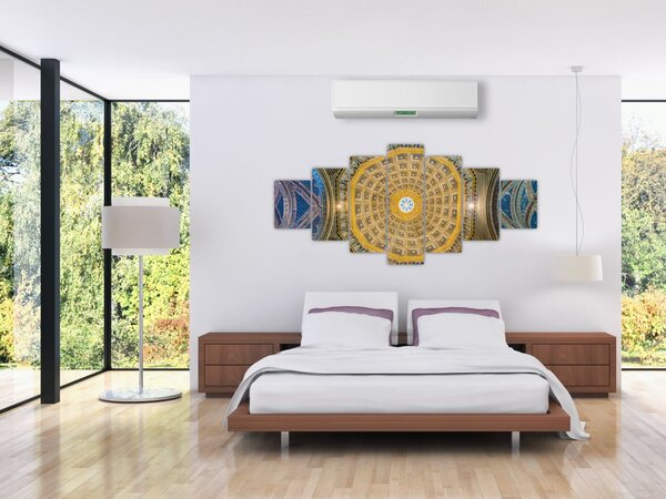 Obraz stropu Sienského kostela (210x100 cm)