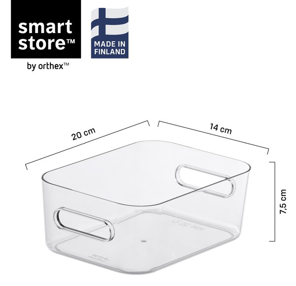 SMARTSTORE Organizér CompactClear, 1,5l (S), 20 x 14 x 7,5 cm