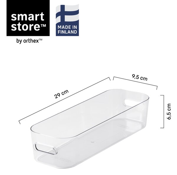 SMARTSTORE Organizér CompactClear, 1,3l (Slim), 29 x 9,5 x 6,5 cm