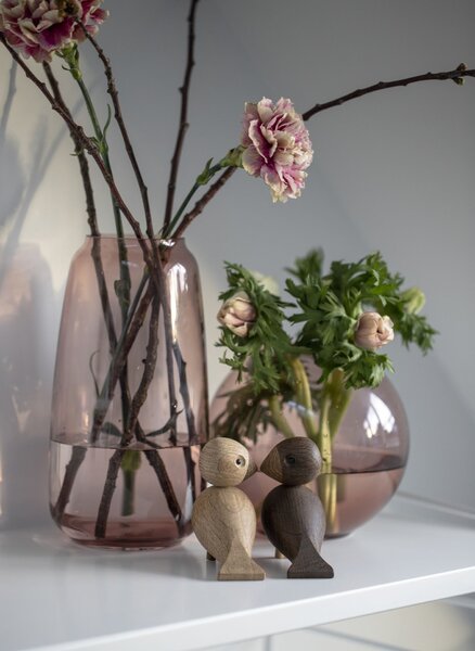 Dřevění ptáčci Lovebirds Oak Wood – set 2 ks