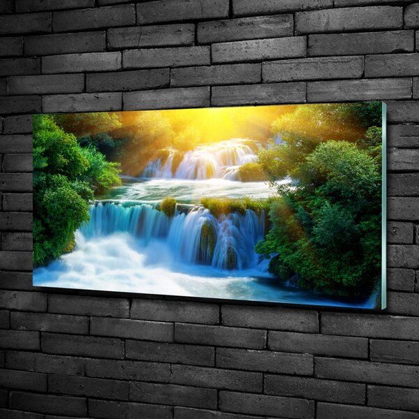 Fotoobraz na skle Vodopád Krka osh-77479875
