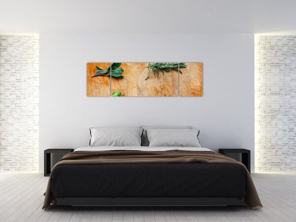 Obraz - Bylinky (170x50 cm)