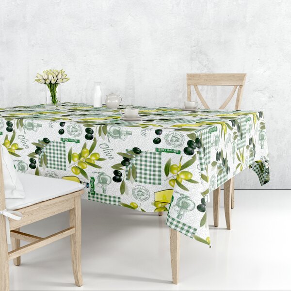 Ubrus PVC Mirabella 227B - Olivy 140cm x 20m