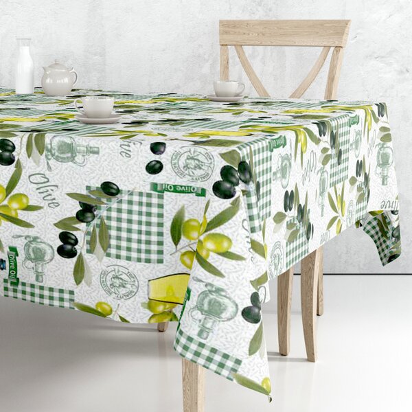 Ubrus PVC Mirabella 227B - Olivy 140cm x 20m