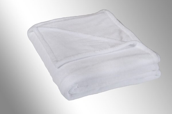Brotex Mikro deka na jednolůžko 150x200 cm Bílá barva